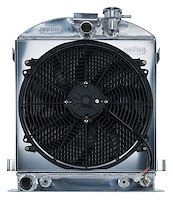 Aluminum Performance Radiator with Fan 1932 Lowboy Roadster