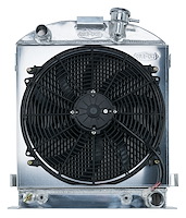 Aluminum Performance Radiator with Fan 1932 Lowboy Roadster