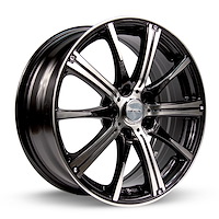 081005 RTX-Series Spark Wheel [Size: 15" x 6"] Black Machined Finish
