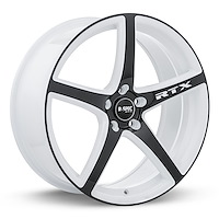 081105 R-Spec Series Illusion Wheel [Size: 17" x 7.50"] White & Black Finish