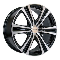 081830 RTX-Series Aspen Wheel [Size: 18" x 8"] Black Machined Finish