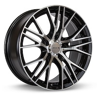 081920 RTX-Series Vertex Wheel [Size: 18" x 8"] Black Machined Finish