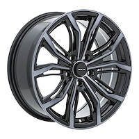 082438 RTX-Series Black Widow Wheel [Size: 18" x 8"] Black Machined Grey Finish