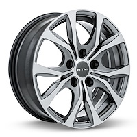 082580 OE-Series Windsor Wheel [Size: 18" x 7.50"] Gunmetal Machined Finish