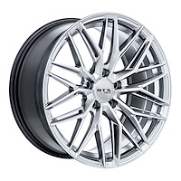 082717 R-Spec Series SW20 Wheel [Size: 18" x 8.50"] Silver w/ Machined Face Finish