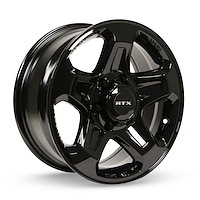 082740 RTX-Series Courier Wheel [Size: 16" x 7"] Gloss Black Finish