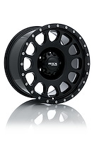 082805 Off-Road Series Baja Wheel [Size: 18" x 9"] Satin Black w/ Milled Rivets Finish