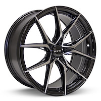 082820 RTX-Series Slick Wheel [Size: 20" x 9"] Black Machined Finish