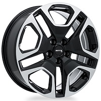 082975 OE-Series Osaka Wheel [Size: 19" x 7.50"] Satin Black Machined Finish