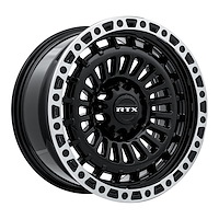 083131 Off-Road Series Moab Wheel [Size: 17" x 9"] Gloss Black Machined Lip Finish