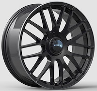 083185 OE-Series MB-01 Wheel [Size: 20" x 8.50"] Gloss Black w/ Machined Lip Finish