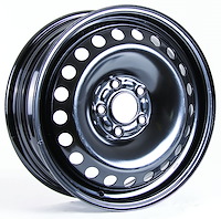 X40838 Steel Wheel [Size: 16" x 6"] Black Finish