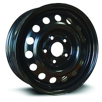X45567 Steel Wheel [Size: 15" x 6"] Black Finish