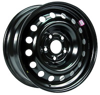 X46566 Steel Wheel [Size: 16" x 6.50"] Black Finish