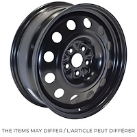 X47120 Steel Wheel [Size: 17" x 7.50"] Black Finish