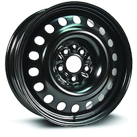 X47564 Steel Wheel [Size: 17" x 7"] Black Finish