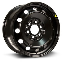 X47756 Steel Wheel [Size: 17" x 7.50"] Black Finish