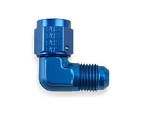 90° AN Female to Male Coupler -6AN Female to -6AN Male