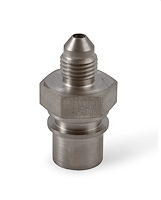 Brake Fitting Adapter -3AN Male to 3/8" -24 Female Inverted Flare