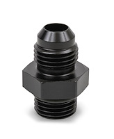 Ano-Tuff Radiused Port Adapter -6AN Male Flare to 9/16"-18 (-6AN O-Ring Port)
