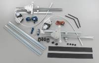 Flat Power Window Kit Street Rod