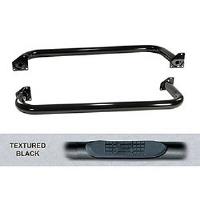 Side Tube Step Textured Black