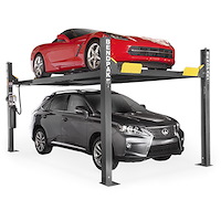 Four-Post Parking Lift for High-Clearance Vehicles [9,000 lb. Capacity, Standard Width, Extra-Tall]