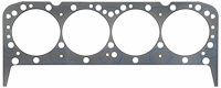 Kevlar-Reinforced Steel Core Laminate Head Gasket, 4.080 in. Bore, 0.039 in. Compressed Thickness, 8.200 cc
