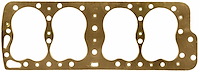 Copper/Fiber Head Gasket 1949-53 239 and 255 Flathead with large overbore, right side