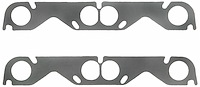 Small Block Chevy Exhaust Header Gasket Round with adapter plate