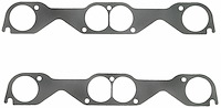 Small Block Chevy Exhaust Header Gasket Round Hooker adapter plate for large tube headers