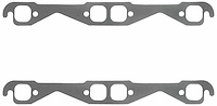 Small Block Chevy Exhaust Header Gasket Stock, square port