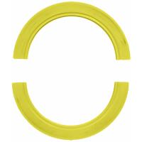 Rubber Reverse Rotation Rear Main Seal Gasket, 2-Piece for 1968-1992 GM Chevy Big Block V8 Marine 454 ci and 502 ci Engines