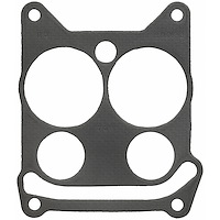 CARBURETOR MOUNT GASKET; 1967 GM L6 230CI 3.8L SOHC Pontiac; 1967-1966 AV V8 327CI 5.3L Chevrolet; 1