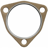 Composite Triangular Exhaust Flange Gasket, 0.060 in. Thick, 2.437 in. ID, 3-Bolt