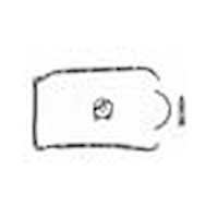 Blue Stripe Cork-Rubber Oil Pan Gasket Set for 1987-2003 Buick, Chevy, GMC, Isuzu, Oldsmobile, and Pontiac Vehicles
