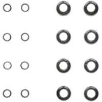 OEM Performance Replacement Valve Stem Seals 1981-1996 Small Block Chevy 305/350