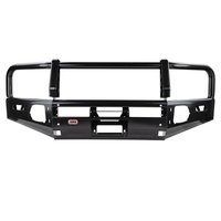 3415250B Summit Winch Bumper w/ Fit Kit Fits Select Toyota Land Cruiser [Black Finish]