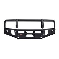 3423160B Summit Winch Bumper w/ Fit Kit Fits Select Toyota Tacoma [Black Finish]