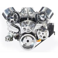 S-Drive Complete Serpentine Pulley Drive System Polished Big Block Chevy