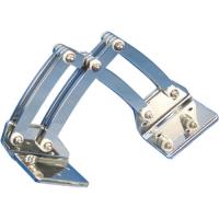 Billet Aluminum Scissor Hinge 3.5" x 3.5" Collapsed