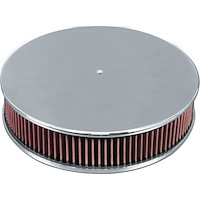AIR CLEANER 14 ROUND SMOOTH POLISHED
