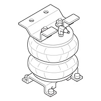 Ride-Rite Air Spring Kit 1993-1996 GM GP30 Heavy Duty Class A Motorhome