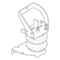 Ride-Rite Air Spring Kit 1996-2007 Ford E450 Commercial/Class C Motorhome