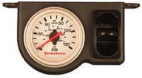 Plastic Single Electric White Gauge