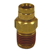 MALE CONNECTOR 1/4NPT Package of 25