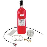 Fire Safety System with 10 lbs. Bottle 5" Manual Pull Cable