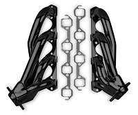 Shorty Header for 1964-1973 Ford Fairlane/Falcon, Mercury Comet/Cougar [Painted]