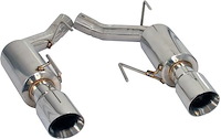 Axle-Back Exhaust System for 2005-2010 Ford Mustang 4.6/5.4L [Polished]