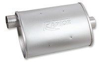 Raptor Turbo Muffler for Universal 2.25 In. Inlet/Outlet Applications [Painted]
